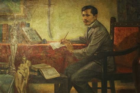 jose rizal writing drawing